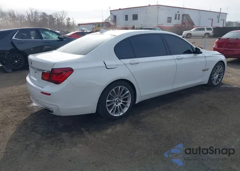 2013 BMW 750Li xDrive from USA, damaged, VIN WBAYF8C57DDE59175